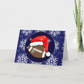 Kaart - Decoratief Santa Football