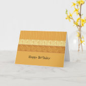 Kaart dierlijk afdrukken (Gele Bloem)