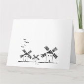 Kaart Don Quichot 8.5'' x 11'' (Achterkant)