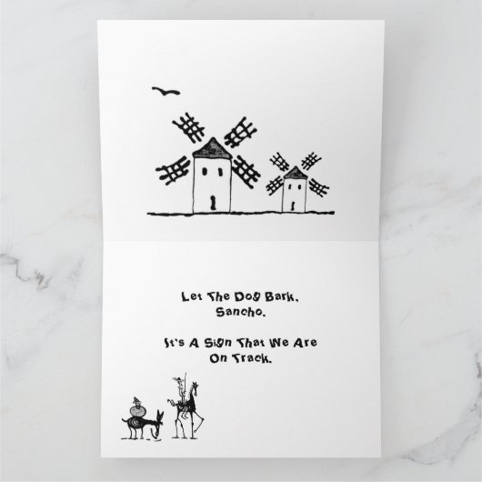 Kaart Don Quichot 8.5'' x 11'' (Binnen)