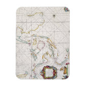 KAART: EAST INDIES, 1670 MAGNEET (Verticaal)