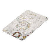 KAART: EAST INDIES, 1670 MAGNEET (Linkerzijde)