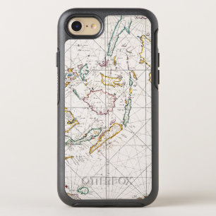 KAART: EAST INDIES, 1670 OtterBox SYMMETRY iPhone 8/7 HOESJE
