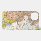 KAART: EASTERN CANADA Case-Mate iPhone CASE (Achterkant (horizontaal))