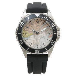 KAART: EASTERN CANADA HORLOGE