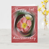 kaart eerste Jubileum (Gele Bloem)