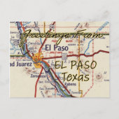 kaart El Paso TX (Voorkant)