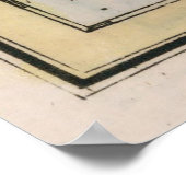  kaart Elba Italië (1800) Poster (Hoek)