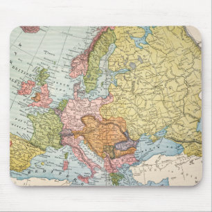 KAART: EUROPA, 1885 MUISMAT