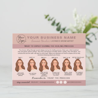 Kaart Eyebrow Microblading Aftercare Instructions
