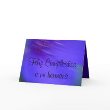 Kaart - Feliz Cumpleaños een mi hermana