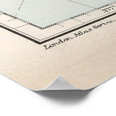  kaart Fiji (1904) Poster (Hoek)