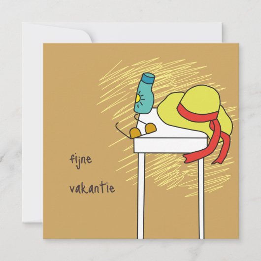 kaart fijne vakantie (Voorkant)