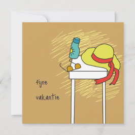 kaart fijne vakantie