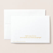 Kaart Folie van halloween Crows (Met envelop)