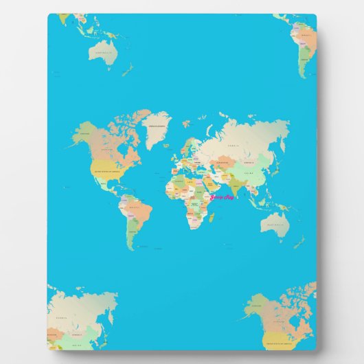 kaart fotoplaat (Voorkant)