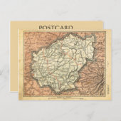 kaart France Correze (Voorkant / Achterkant)