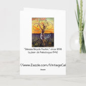 Kaart:  Franse fietskunst Kaart (Achterkant)