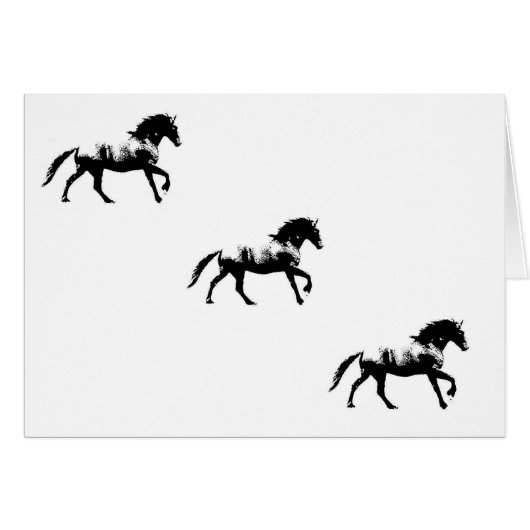 kaart - Friesian Cantering (Voorkant Horizontaal)