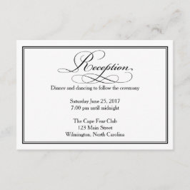 Kaart Gegevens over zwarte en witte bruiloft