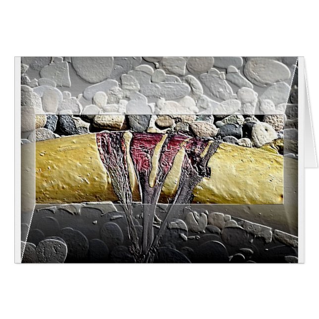 Kaart geschilderd Kelp (Voorkant Horizontaal)