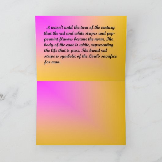 Kaart gevouwen feestdag: Kerstmis in Shepherd (Binnen)