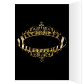 Kaart Gold Zebra Black in menu (Binnen (Links))