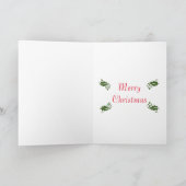 Kaart - Groet - Santa Tree Ornament (Binnen)