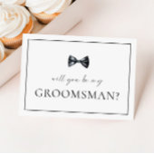 Kaart Groomsman-voorstel