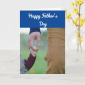 Kaart Hands Vaderdag vasthouden (Gele Bloem)