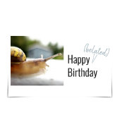 kaart "Happy Belated Birthday"