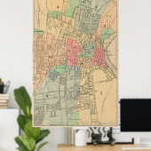  kaart Hartford Connecticut (1903) Poster (Thuiskantoor)