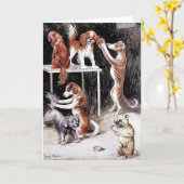 Kaart: Honden verzorgen Kaart (Gele Bloem)