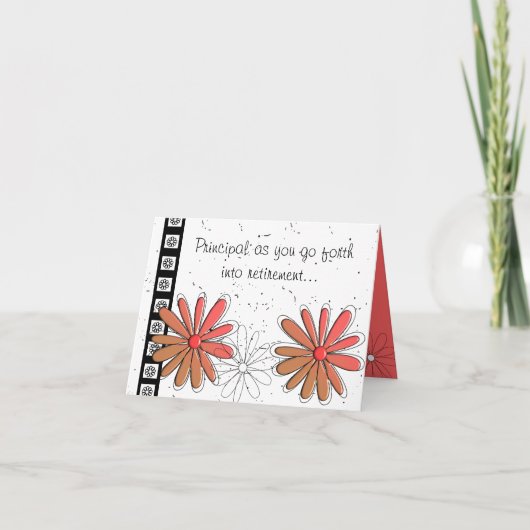 Kaart II van de Pensionering van het Schoolhoofd (Voorkant)