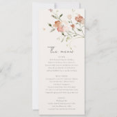 Kaart in het menu Blindenweduwenmenu Waterverf (Voorkant)