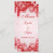 Kaart in het menu Rood- en witsneeuwvlokken (Voorkant / Achterkant)