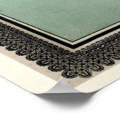  kaart "Iquique Chili" (1895) Poster (Hoek)