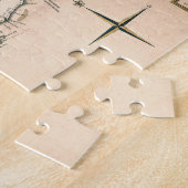 KAART: JAMAICA, 1755 2 LEGPUZZEL (Zijkant)