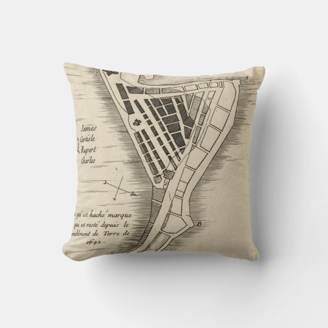 KAART: JAMAICA, 1755 KUSSEN (Voorkant)