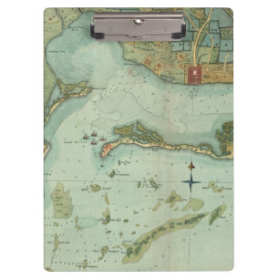 KAART: JAMAICA, 1756 KLEMBORD