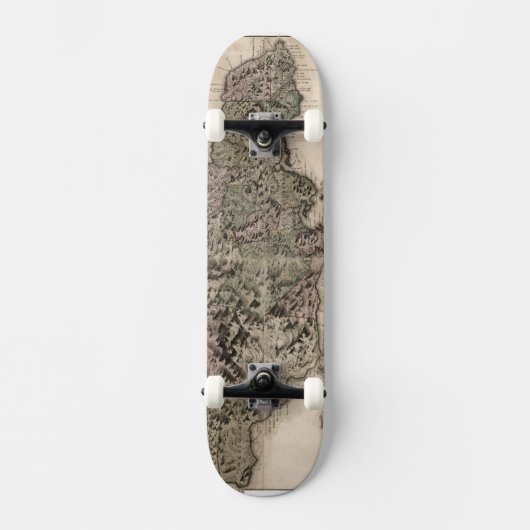 KAART: JAMAICA, 1763 SKATEBOARD (Voorkant)
