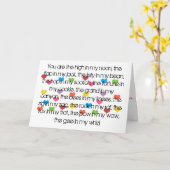 Kaart - Je bedoelt de wereld voor mij (Gele Bloem)