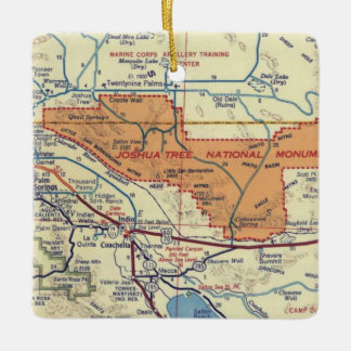  kaart Joshua Tree Keramisch Ornament