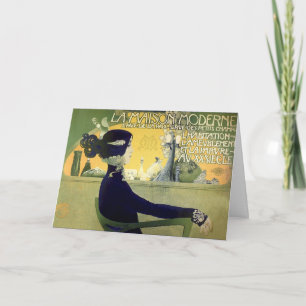 Kaart:  Jugendstil - Henri Privat-Livemont Feestdagen Kaart