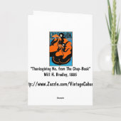 Kaart: Jugendstil - zal Bradley - Thanksgiving Feestdagen Kaart (Achterkant)