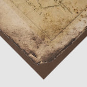 kaart Junk Journal Ephemera ontkoppeling Tissuepapier (Detail)