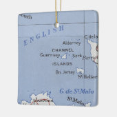  kaart Kanaaleilanden Keramisch Ornament (Links)