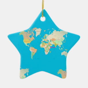 kaart keramisch ornament