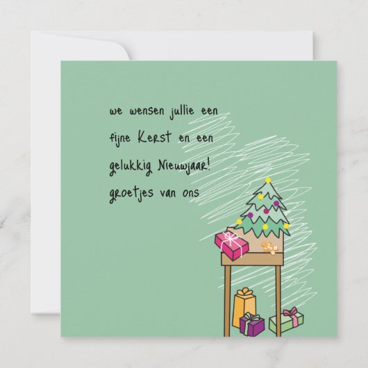 kaart Kerst (Achterkant)