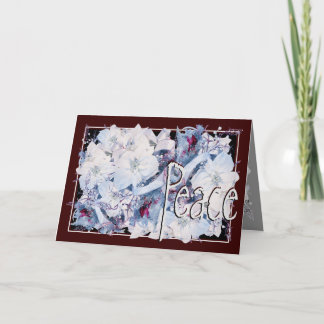 Kaart, Kerst, Nieuwjaar, Vakantie - Poinsettia Feestdagen Kaart